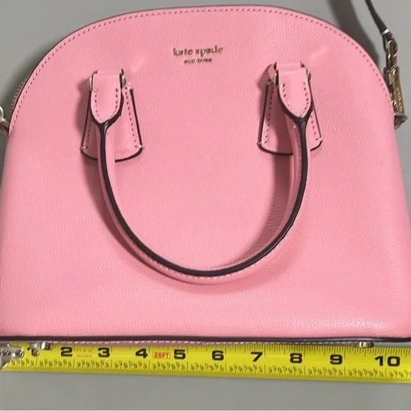 kate spade Pink Pebbled Leather Dome Crossbody - Picture 6 of 7